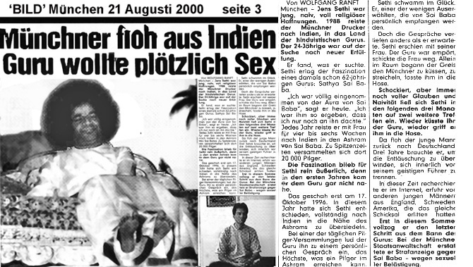 JERNS SETHI IN 'BILD' 